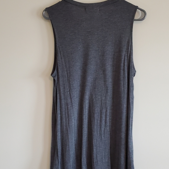 Forever 21 sleeveless Large Gray Top NWOT - Picture 5 of 9
